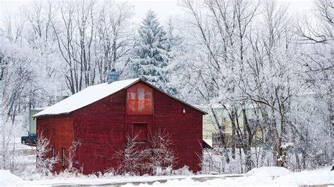 Rime ice creates beautiful landscapes in Fond du Lac County