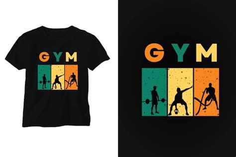 Premium Vector T Shirt Design For A Gym Gym