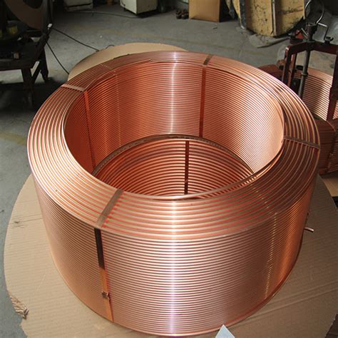 Smooth copper coil tube with high precision