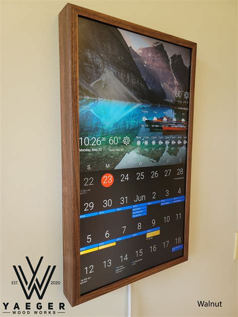 27in Smart Calendar Smart Wall Display Photo Viewer Etsy Australia