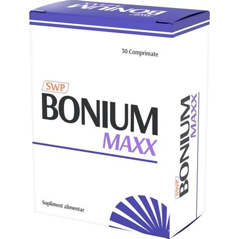 Supliment Alimentar Bonium Maxx 30 Comprimate SUN WAVE PHARMA