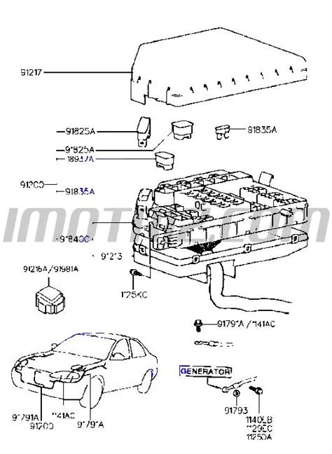 Tapa Fusibles Elantra Xd D Marca Hyundai Genuine Parts