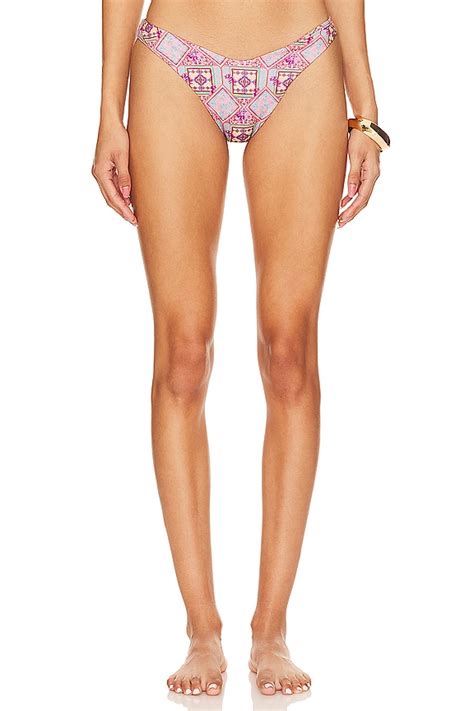 PEIXOTO Shelley Cheeky Bikini Bottom In Buena Vista REVOLVE