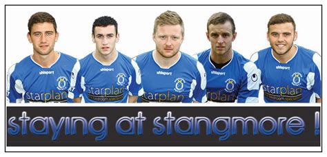 Five Players Sign New Deals – Dungannon Swifts FC