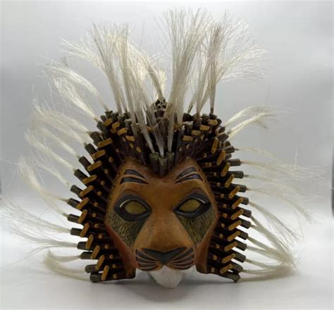 DISNEY THE LION King Broadway Musical Special Edition Simba Mask