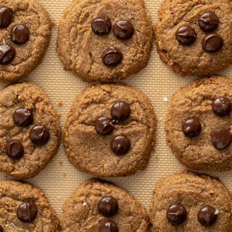 Almond Butter Chocolate Chip Cookies