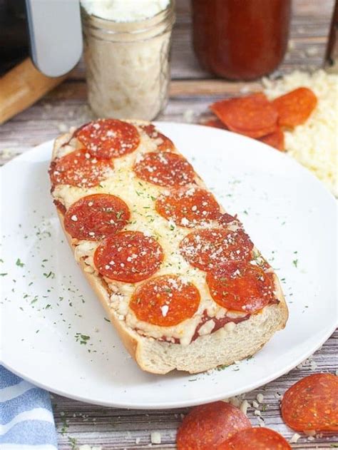 Air Fryer French Bread Pizza Balancing Motherhood