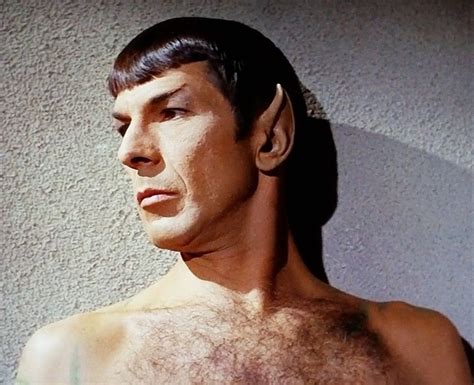 Leonard Nimoy Shirtless Spock Star Trek Tos Star Trek Cast Star Trek