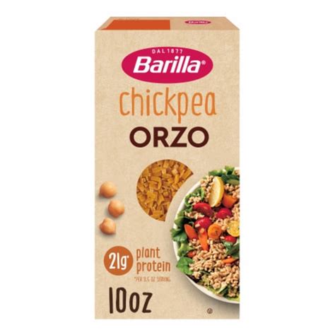 Barilla Chickpea Orzo Naturally Gluten Free Non Gmo Pasta 10 Oz Fred