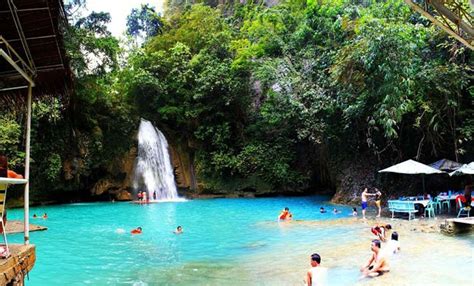 Visit the Beautiful Kawasan Falls in Badian Cebu Philippines - Cebu Tours