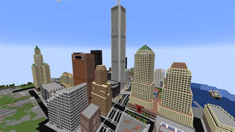 Twin Towers Of The World Trade Center New York City Minecraft Map