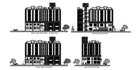 Modern Commercial Building Elevation