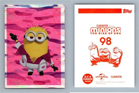 Minions The Rise Of Gru 98 Topps 2022 Foil Sticker