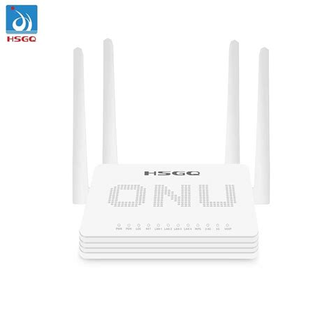 Hsgq X410dw FTTH Network Solution Dual Band ONU 4ge 1pots 2 4G 5g WiFi