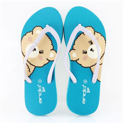 Jual NEW Ando Coco Bear Toska Sandal Jepit Wanita Terbaru 2022