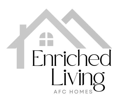 Logo White PNG TRANSPARENT – Enriched Living AFC Homes