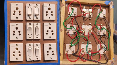 6 Switch 6 Five Pin Socket Extension Board Wiring Connection Daigram