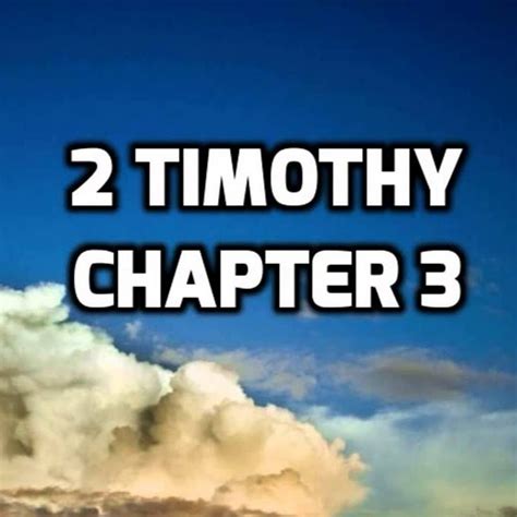 2nd Timothy Chapter 3 Youtube