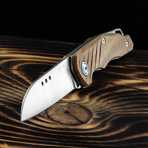 MKM Root Wood Folding Knife