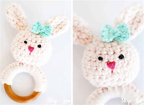 Free Crochet Bunny Teether Pattern Crafts On Display