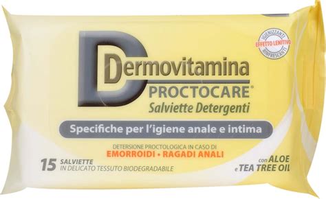 Amazon Dermovitamina Proctocare Wipe Hygiene Anal And Intima 15