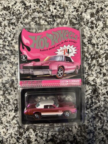 Hot Wheels Rlc Custom Eldorado Cadillac Pink Red Line Club New Unopened