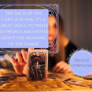 Make Your Own Tarot, Tarot Printable Diy Deck Template, Design Your Own ...