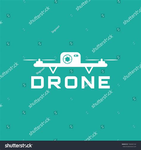 Drone Logo Design Template Stock Vector Royalty Free 704045164