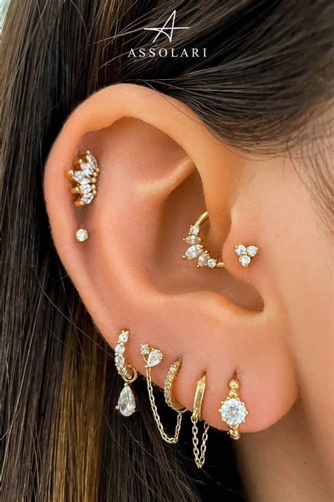 Piercing Ideas Piercings Assolari Cartilage Earrings Artofit