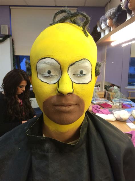 Homer Simpson Make Up - Mugeek Vidalondon