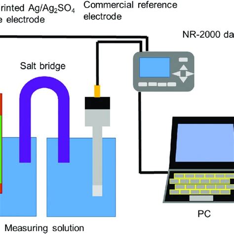 Potential Measurement System For The Ag Ag 2 So 4 Reference Electrode Download Scientific Diagram