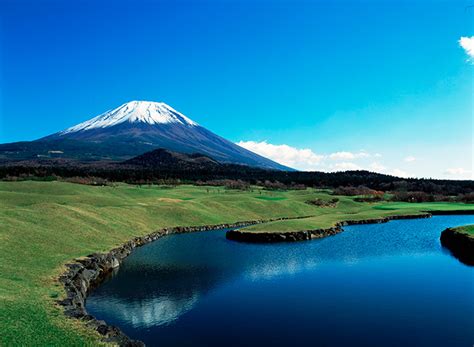 Golf Courses With Unbroken Spectacular Views Of Mt Fuji Push Your