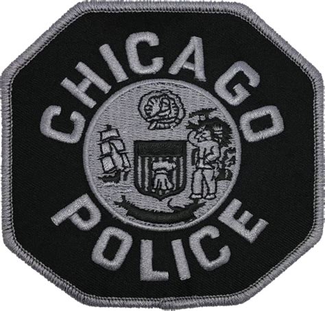 Chicago Police Shoulder Patch Police Officer Subdued Size 4 Large