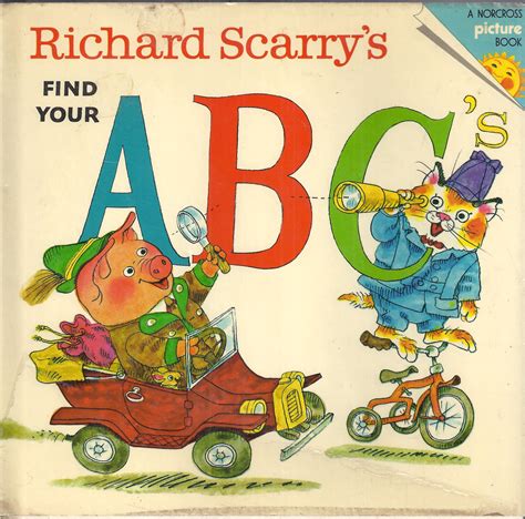 Richard Scarrys Find Your Abcs De Scarry Richard Vg Hardcover 1973