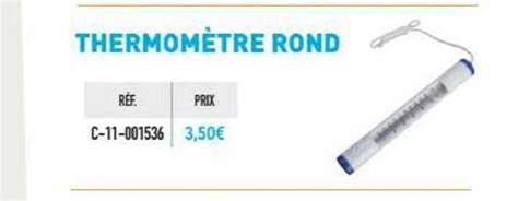 Promo Thermomètre Rond chez Cash Piscines iCatalogue fr