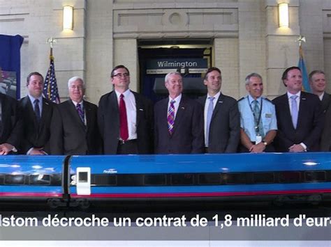 Alstom Vend Pour La Premi Re Fois Ses Tgv Aux Etats Unis Vid O