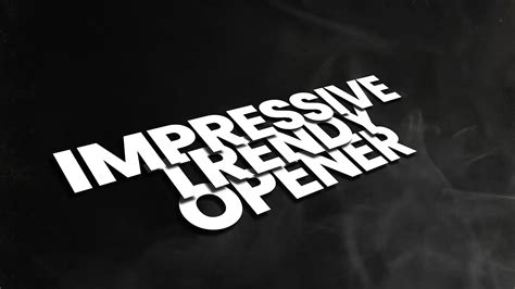 Ae Template Trendy Dynamic Media Opener Slideshow Sbv