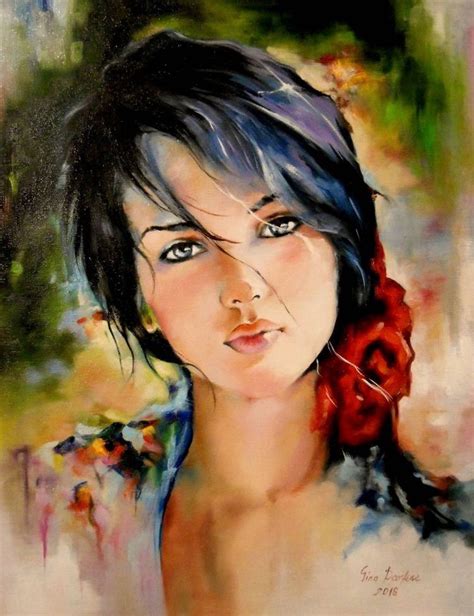 Dipinti Female Art Painting Portrait Art Art Painting