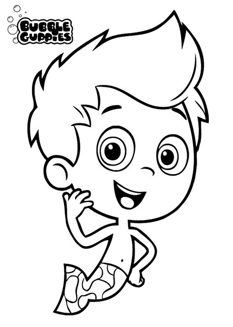 Molly bubble guppies coloring pages download and print for free