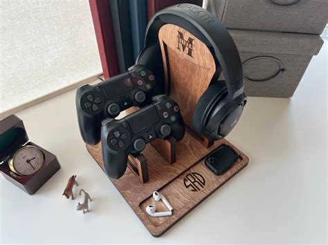 Personalized Controller Stand Headphone Holder Boyfriend Etsy Australia