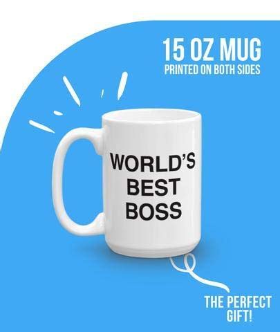 Worlds Best Boss Mug 15 Oz Ceramic The Office Michael Scott Mug