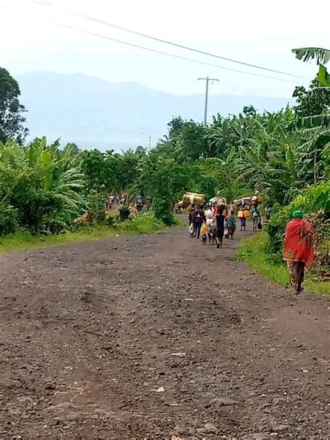 Nord Kivu La Localité De Ntamugenga Contrôlée Par Le M23 Mettant En