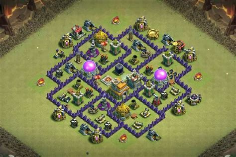 Powerful Th7 Clash Of Clans War Base 2025