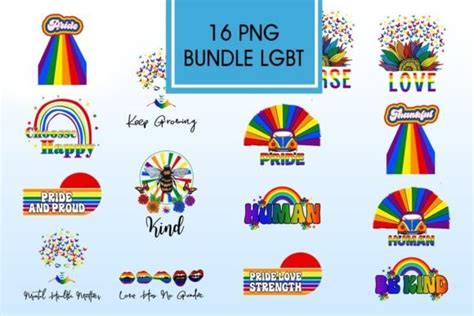 Png Bundle Lgbt Pride Month Graphic Graphic By Boss Design