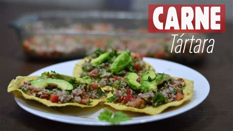 Carne Tártara Carne tartara Carne tartara receta Preparacion de carnes