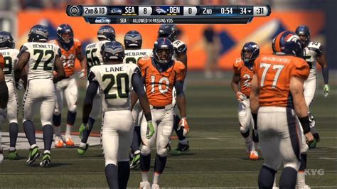 Madden Nfl 16 Seattle Seahawks Vs Denver Broncos Gameplay Xboxone Hd