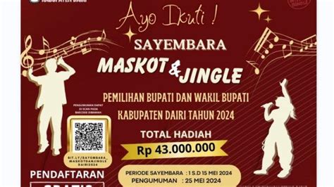 KPU Dairi Gelar Sayembara Jingle Dan Maskot Di Pilkada 2024 Total