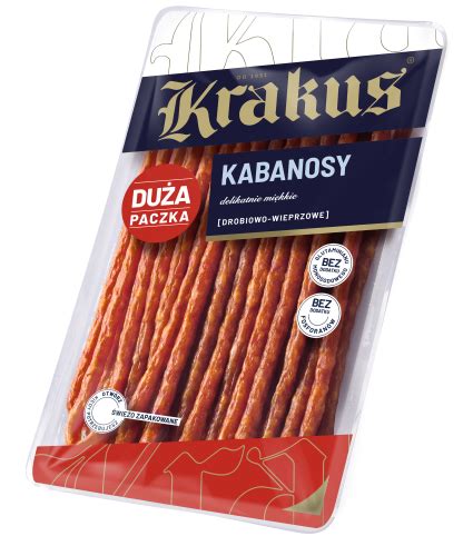 KRAKUS KABANOSY DROBIOWO WIEPRZOWE 250G EHurtowniaSzczecin Eu