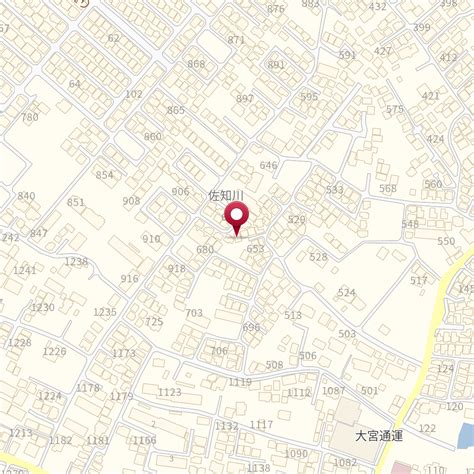 埼玉県さいたま市西区佐知川655－9 の地図 Mapfan