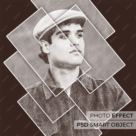 Free Psd Pencil Drawing Photo Effect